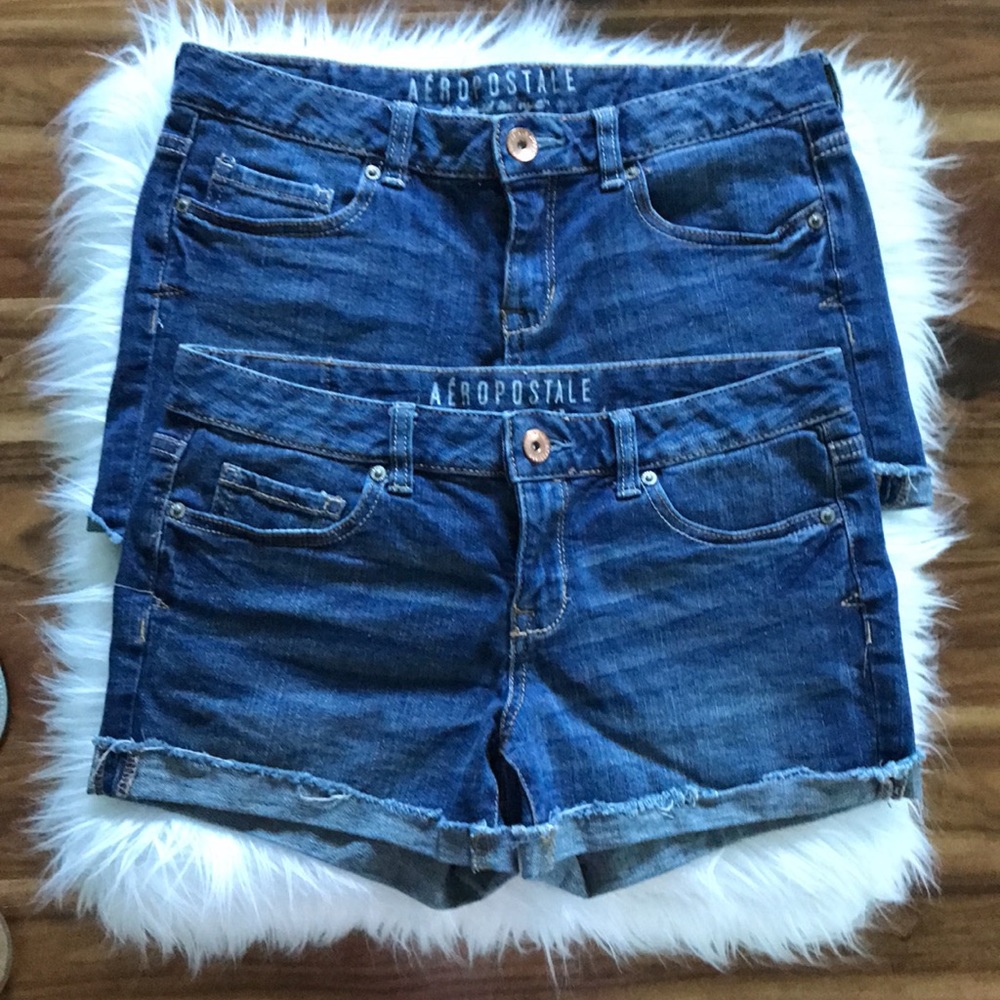 Aéropostale Medium Wash Shorts